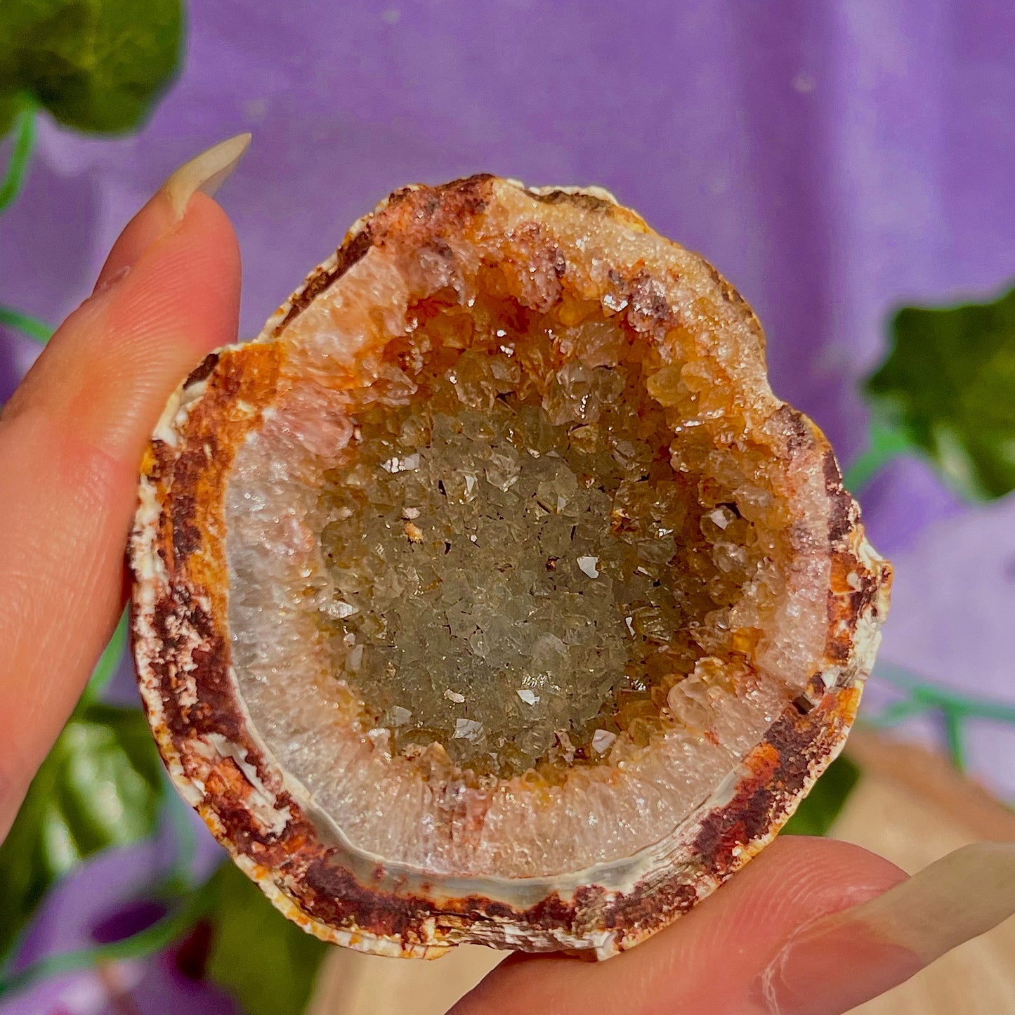 druzy agate geodes A1-5