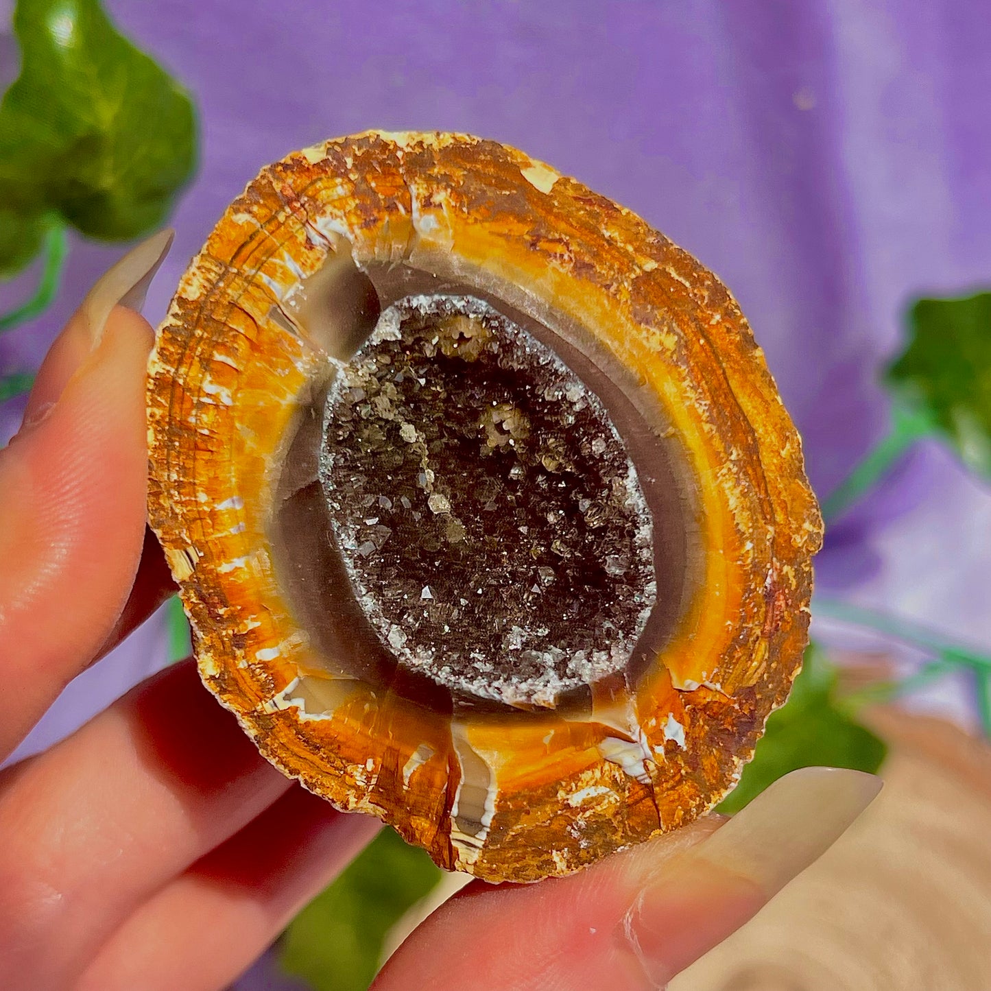 druzy agate geodes B1-5