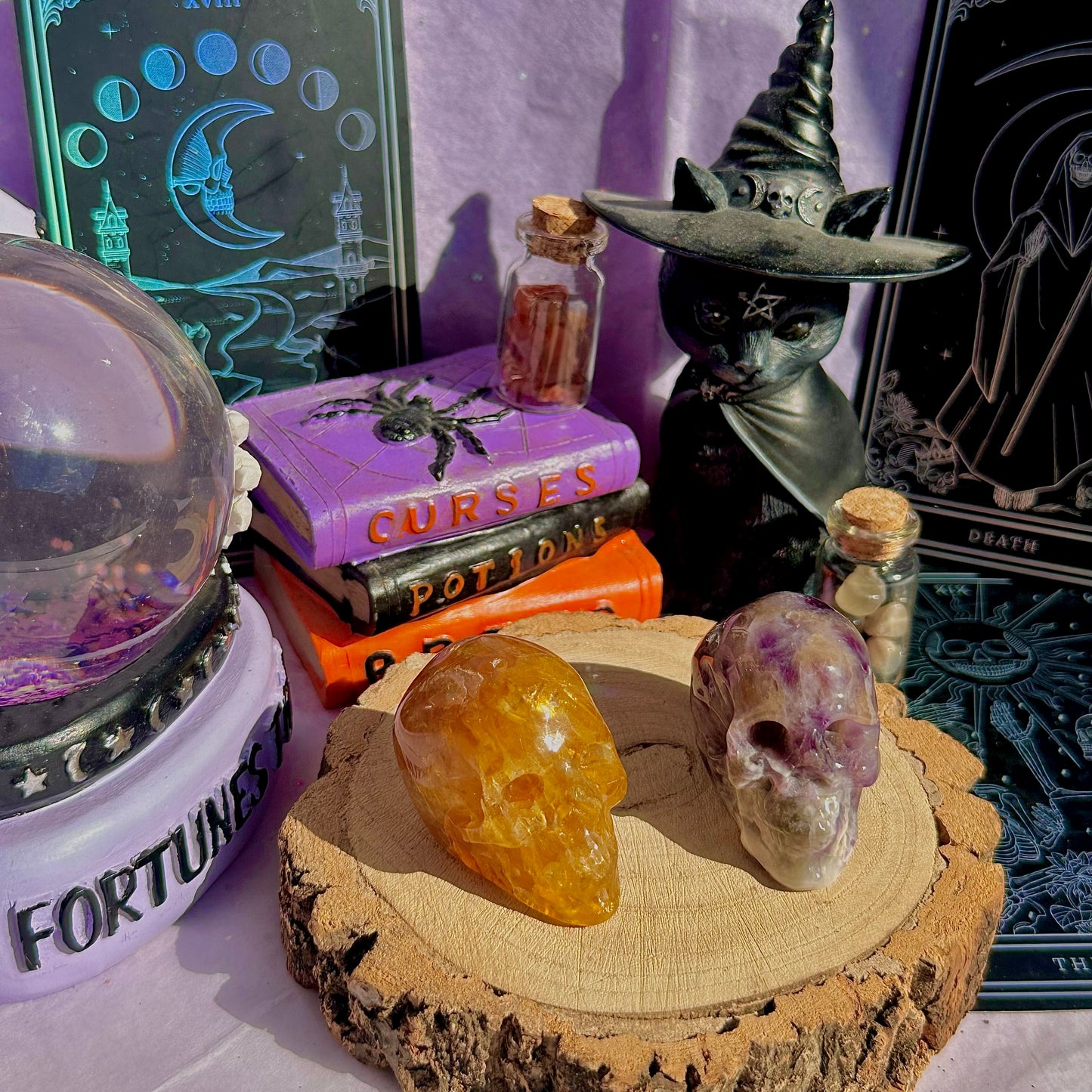 skull carving incense holders ~ choose your own