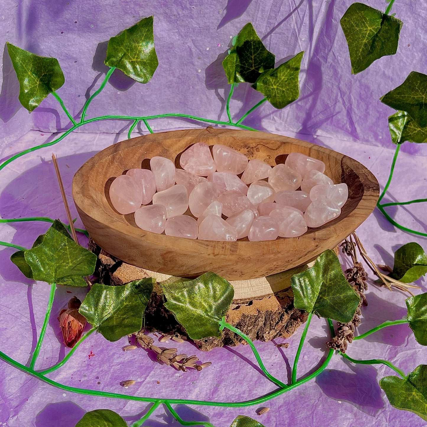 rose quartz tumble