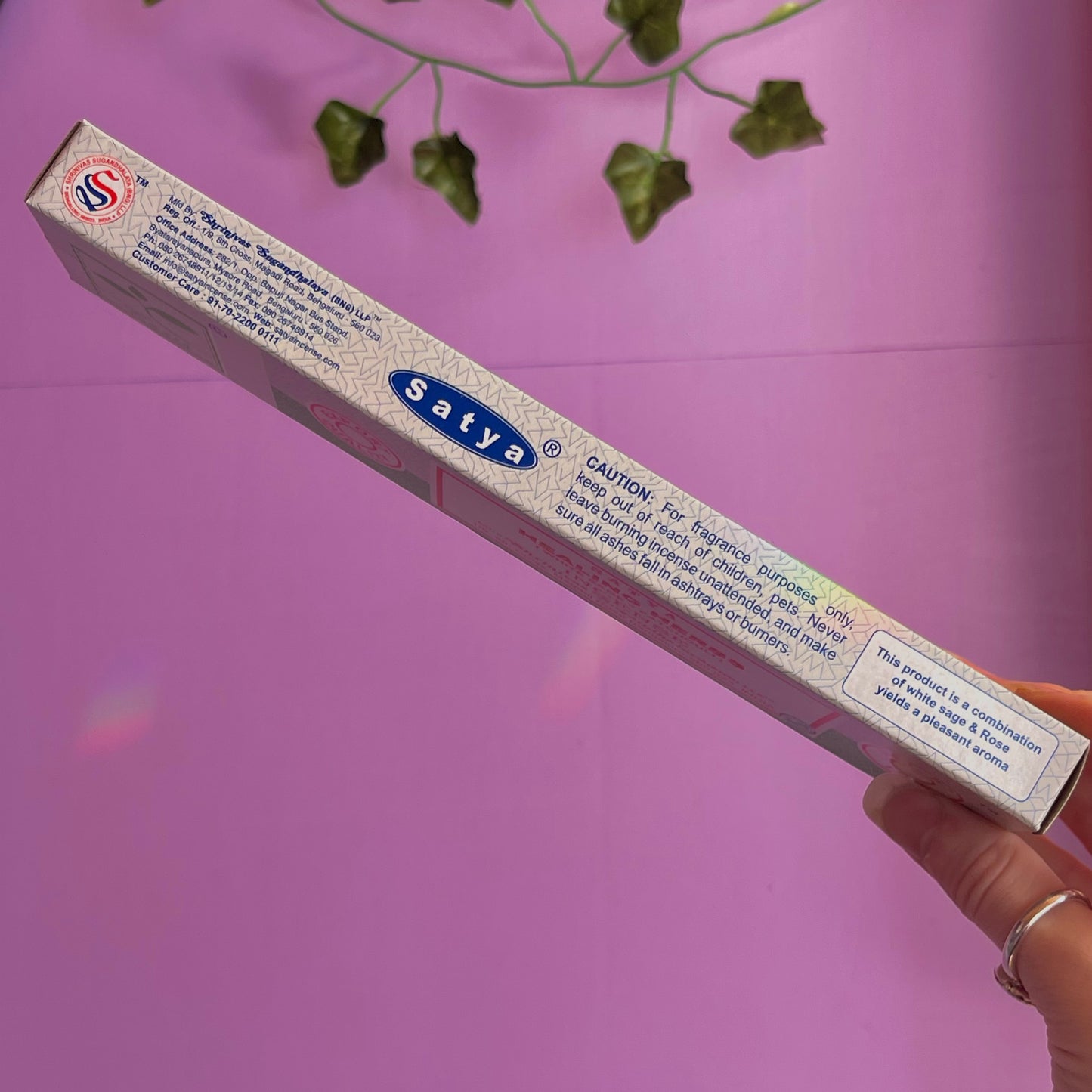 satya healing herbs incense