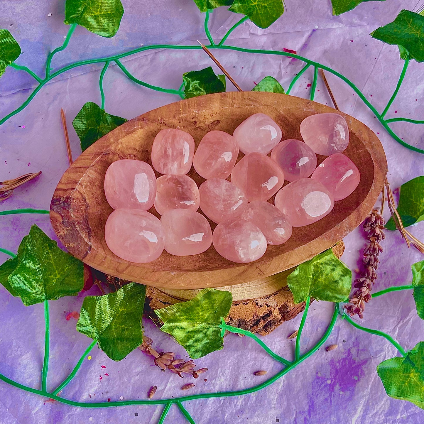 rose quartz tumble