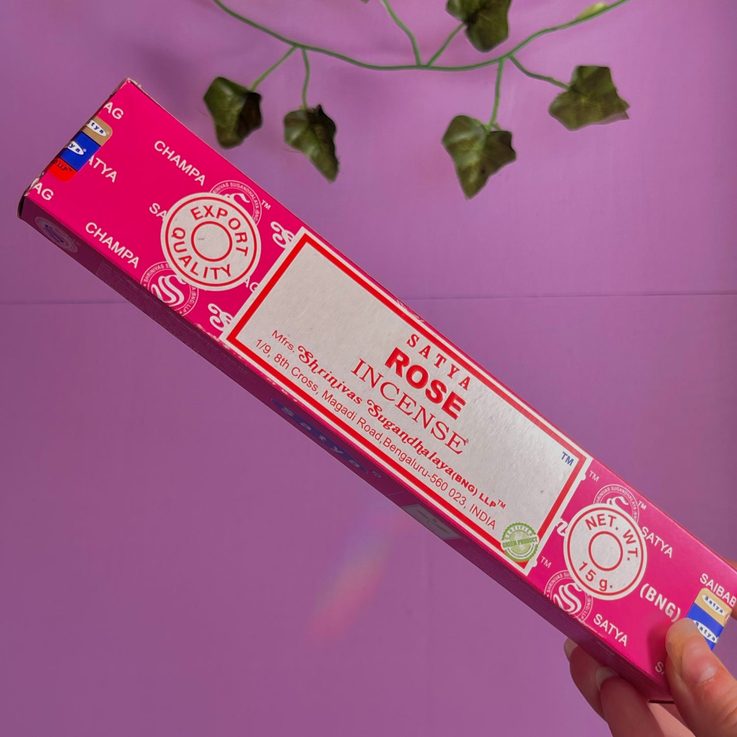 satya rose incense