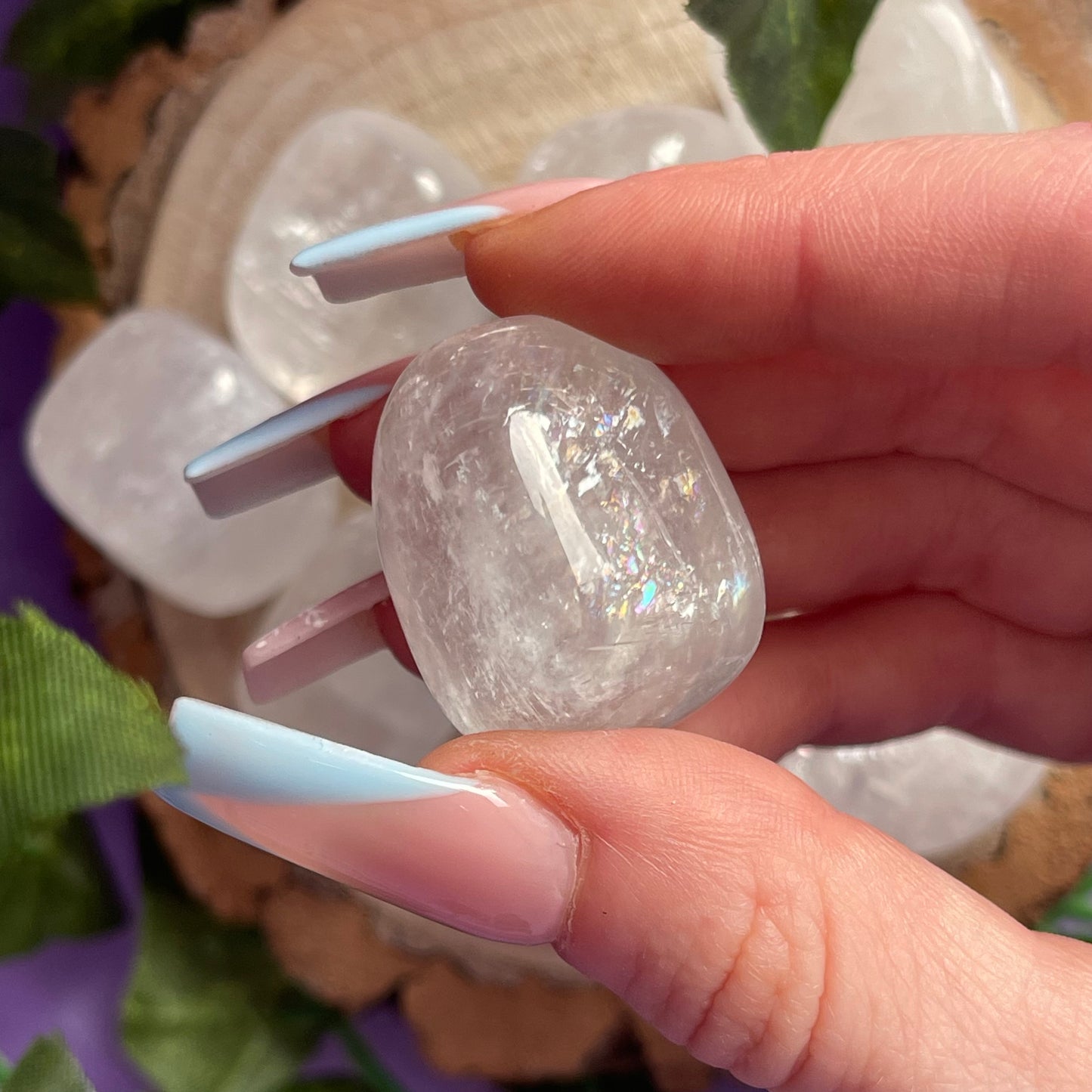 optical calcite tumbles