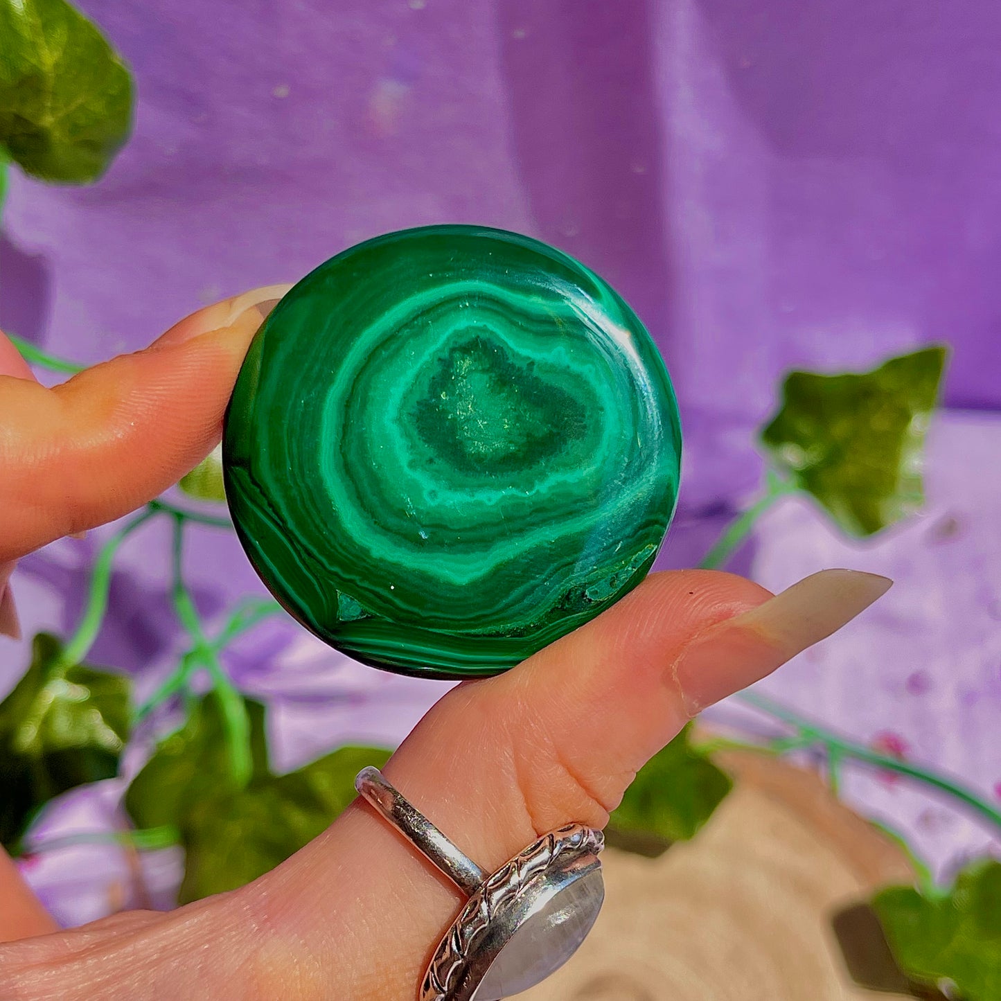 malachite disc B