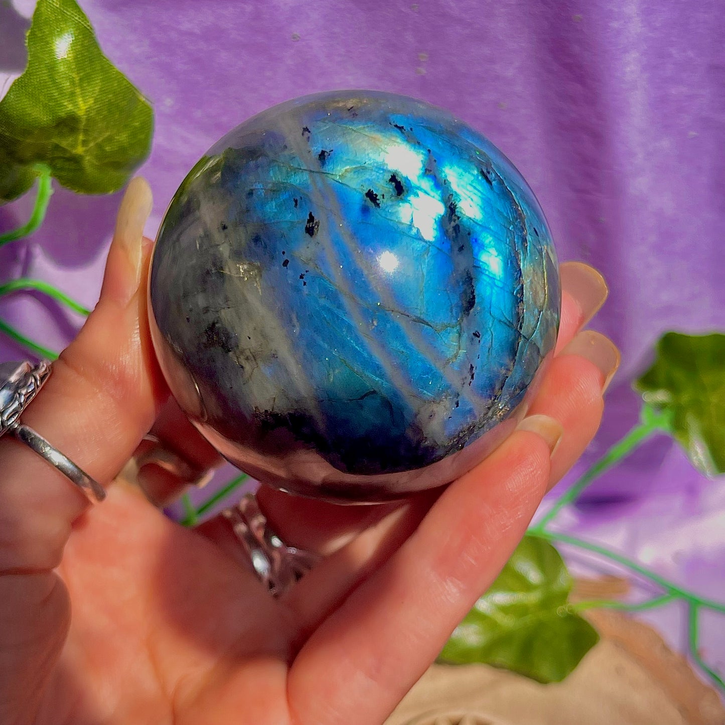 labradorite sphere