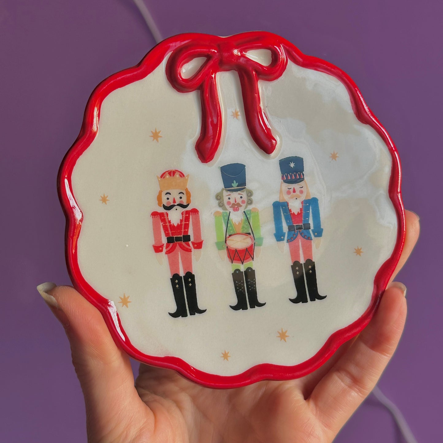 nutcracker trinket dish