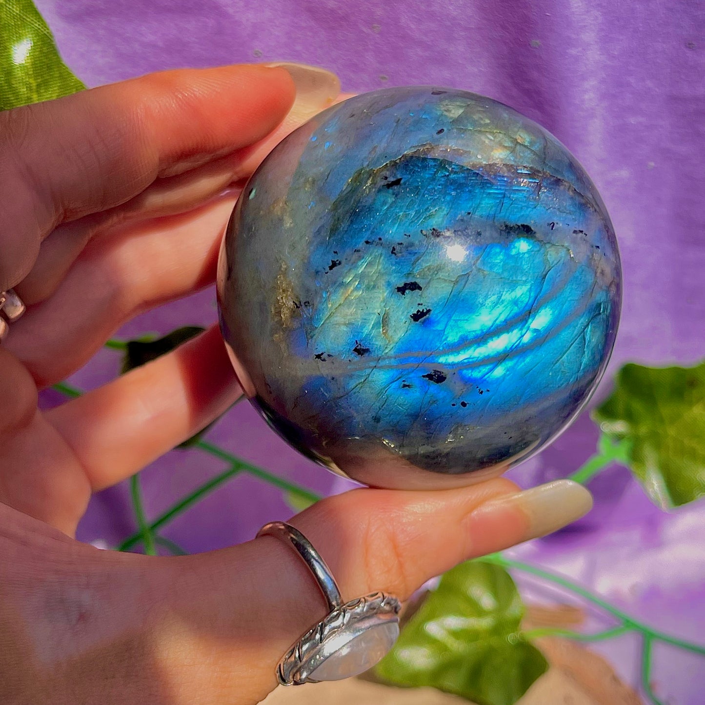 labradorite sphere