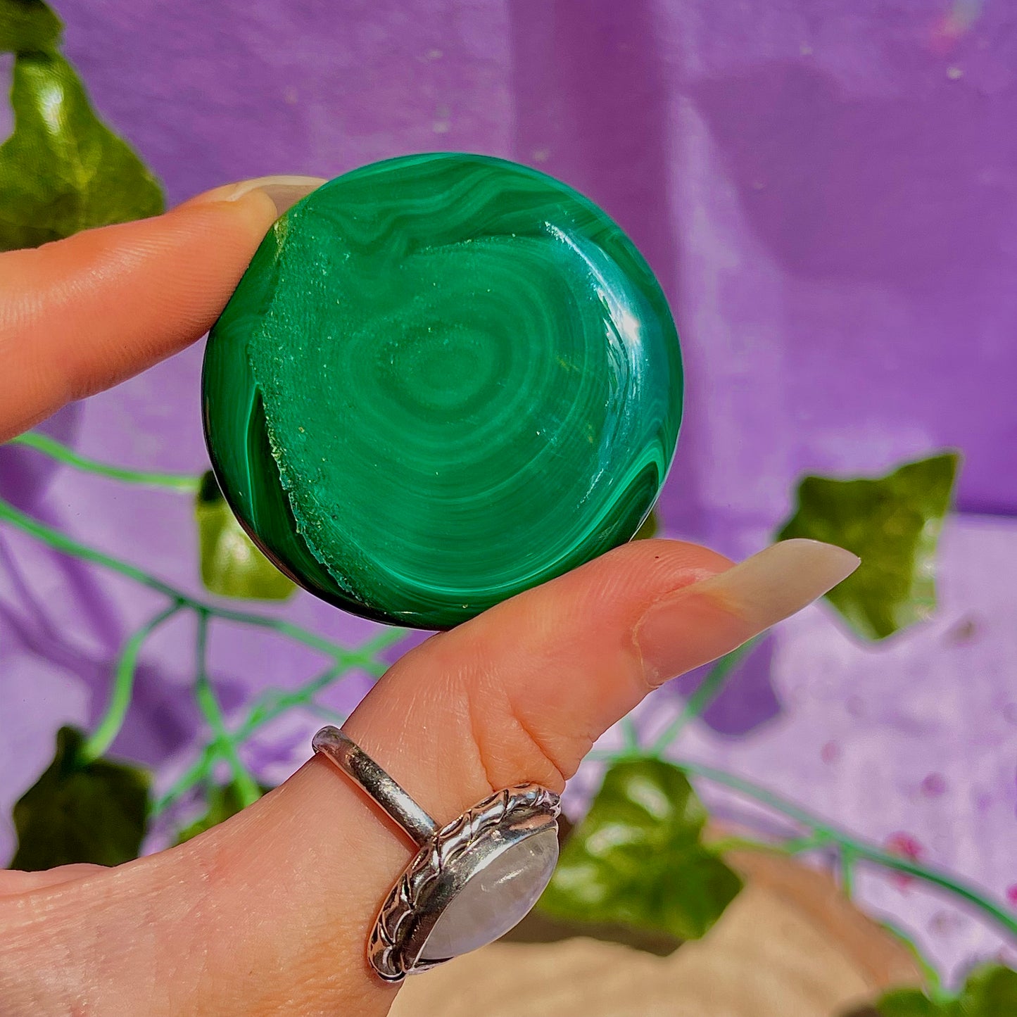 malachite disc A
