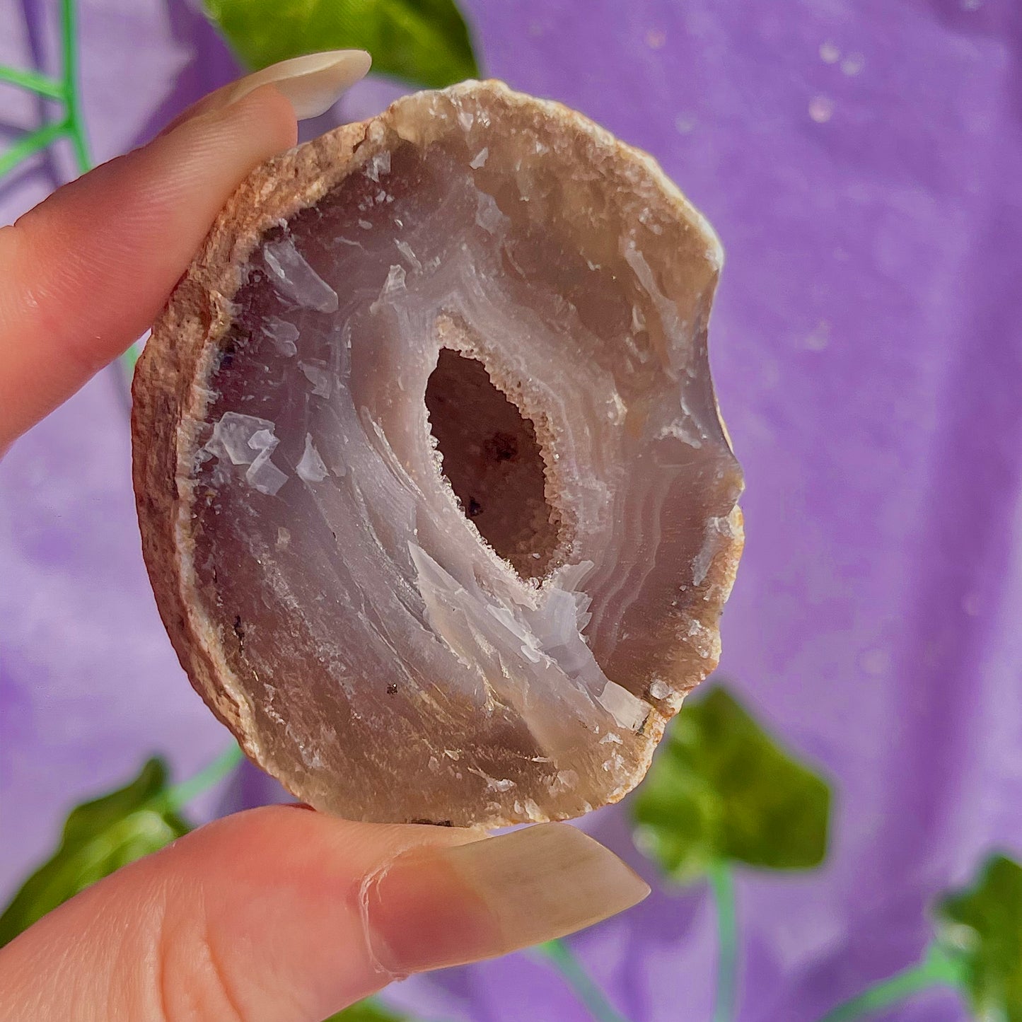 druzy agate geodes D1-5