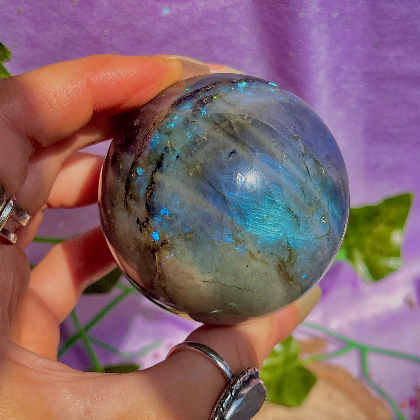 labradorite sphere