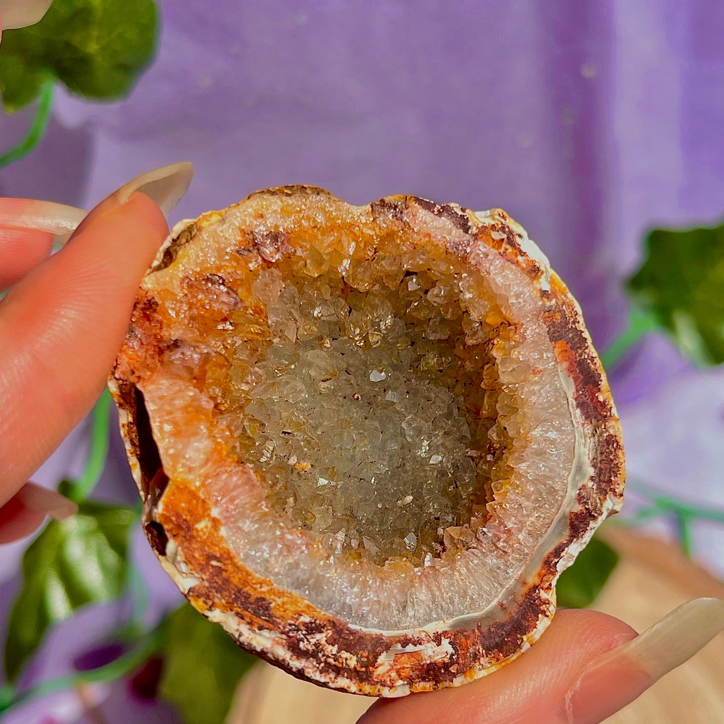 druzy agate geodes A1-5