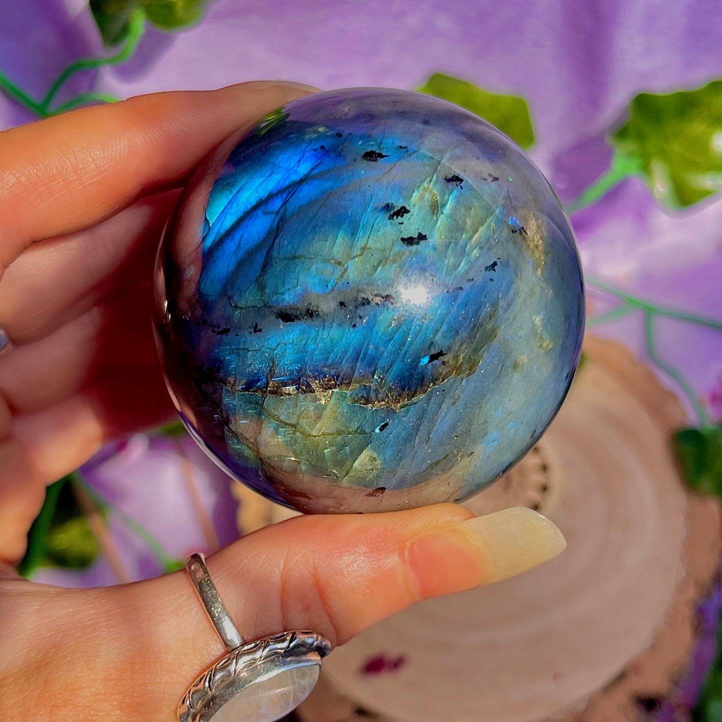 labradorite sphere