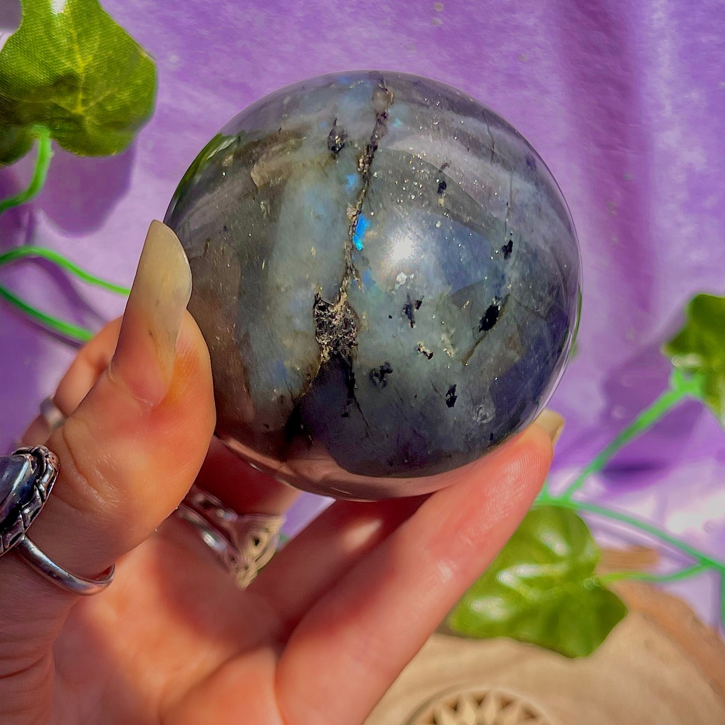labradorite sphere