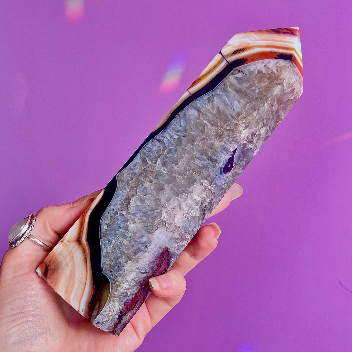 sardonyx agate tower