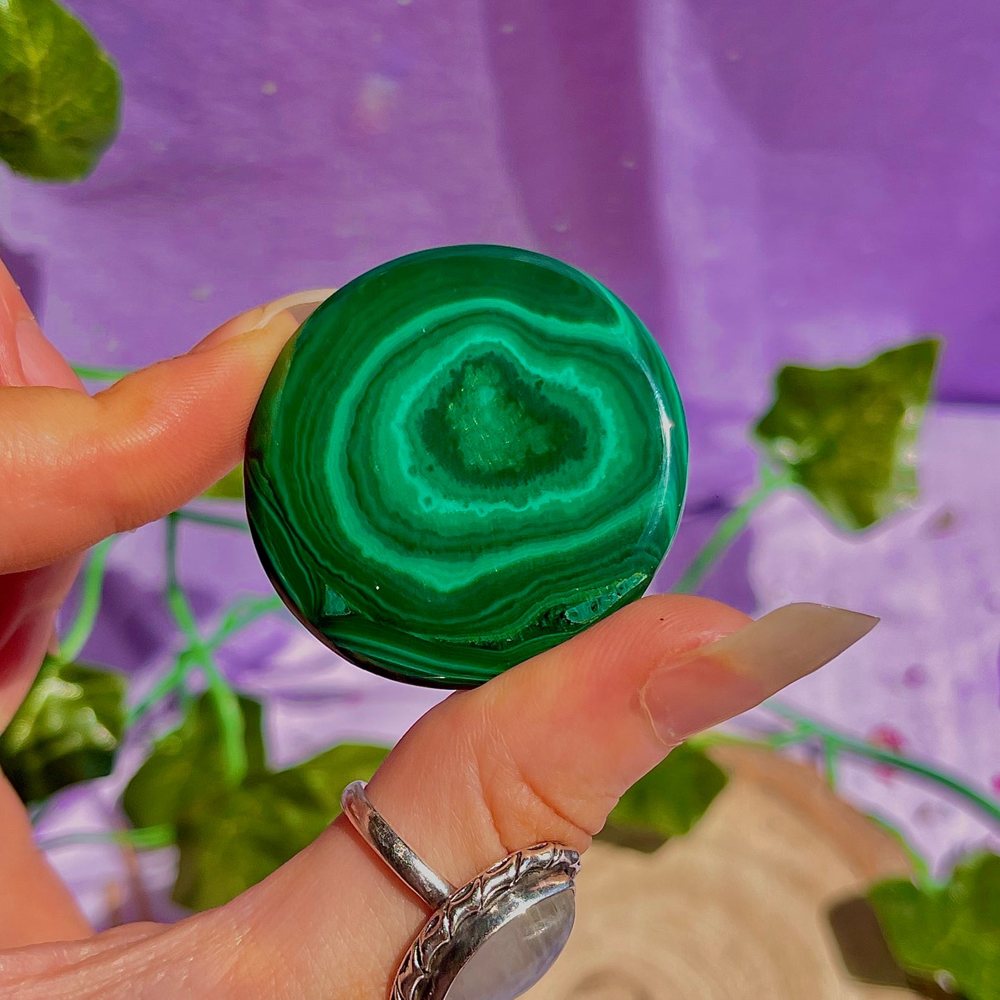 malachite disc B