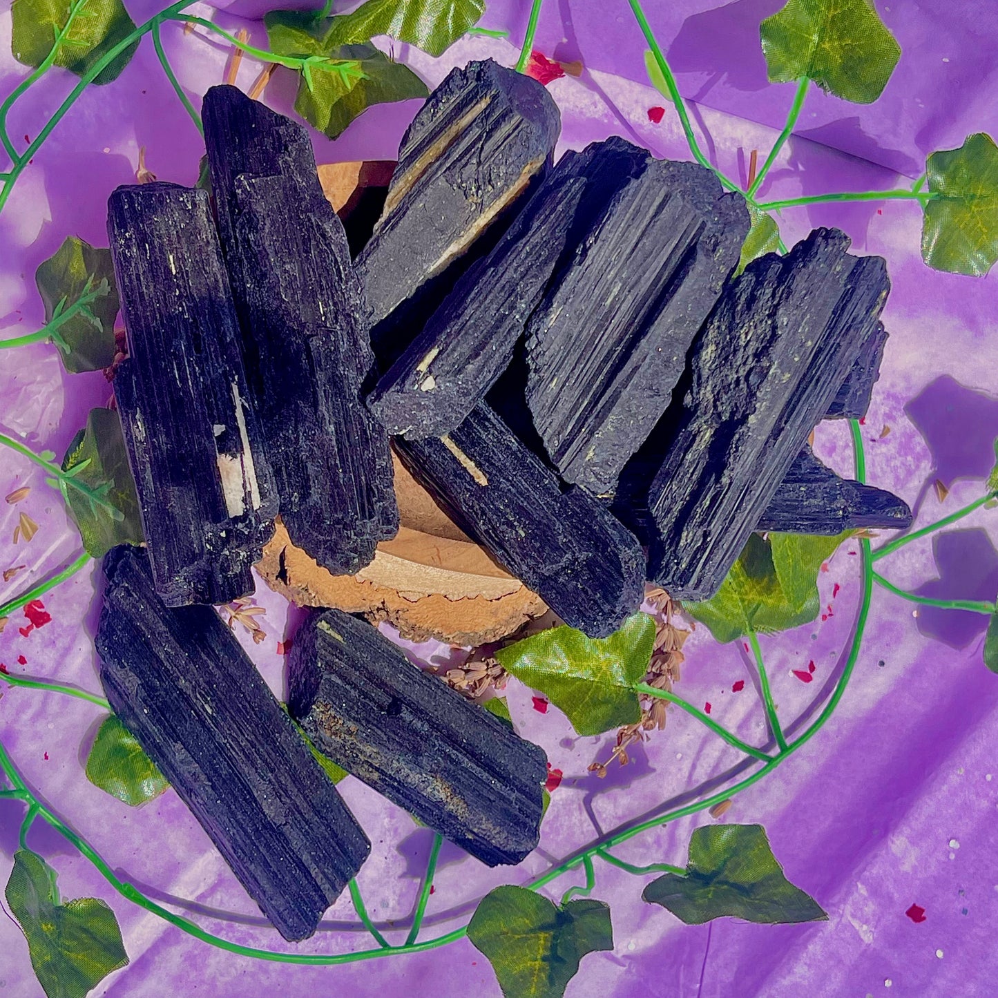 raw/rough black tourmaline
