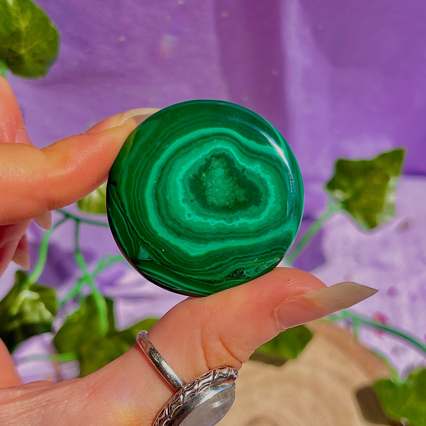 malachite disc B