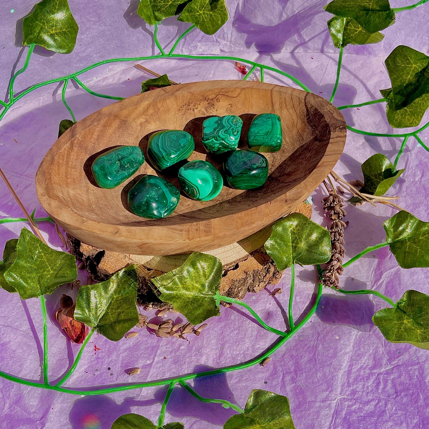 malachite tumbles