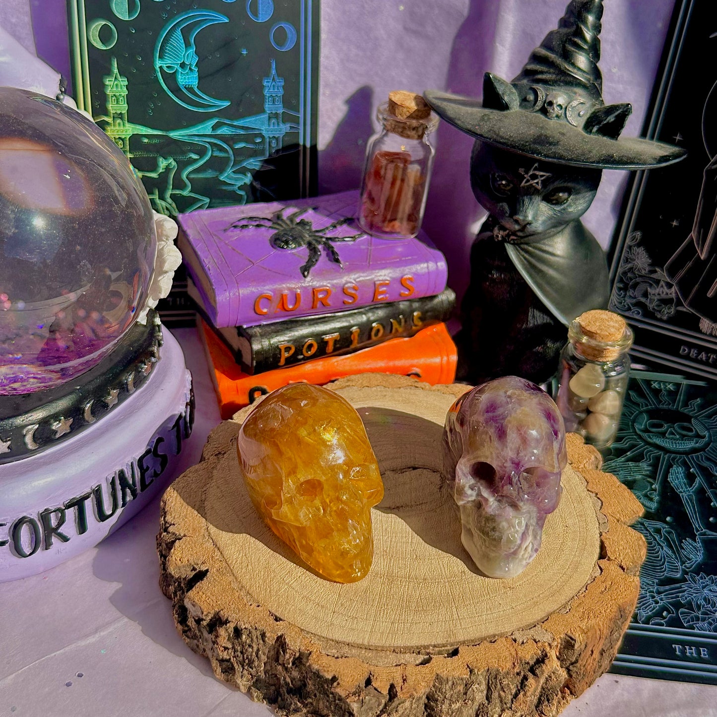 skull carving incense holders ~ choose your own