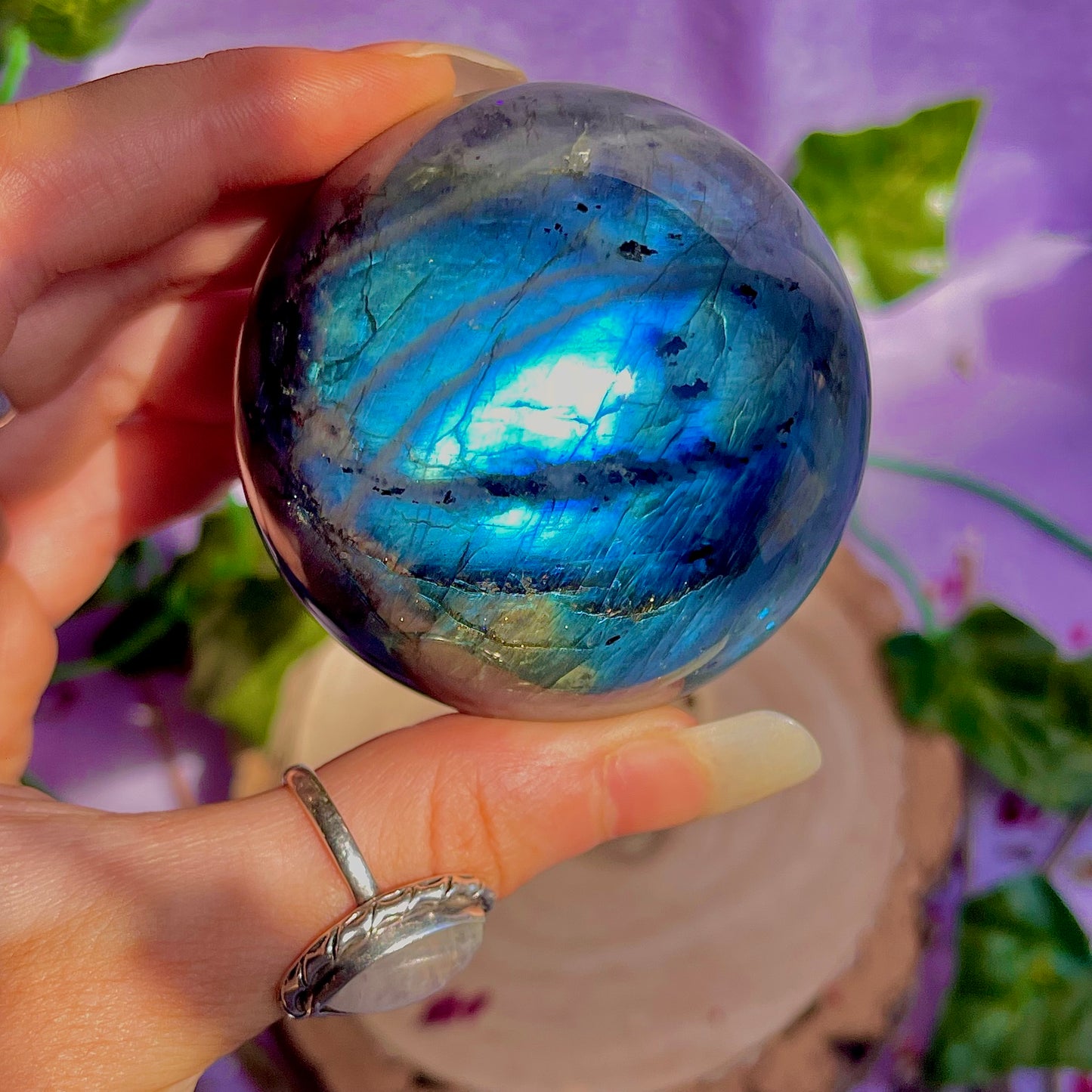labradorite sphere