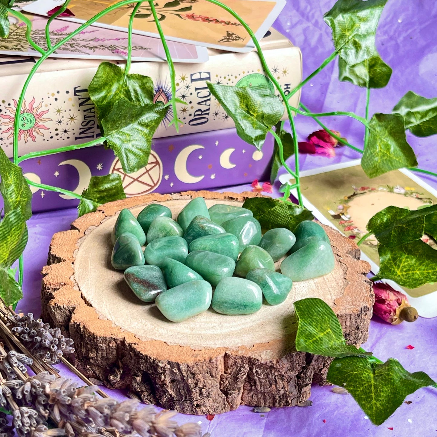 green aventurine mini tumble