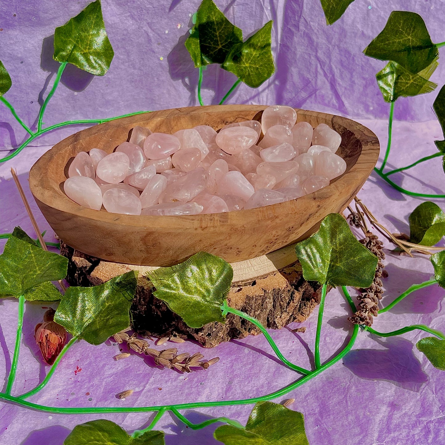 rose quartz tumble