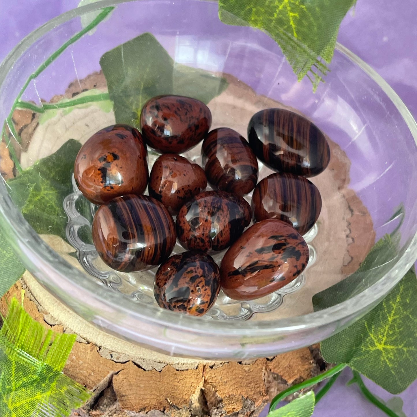 mahogany obsidian tumbles