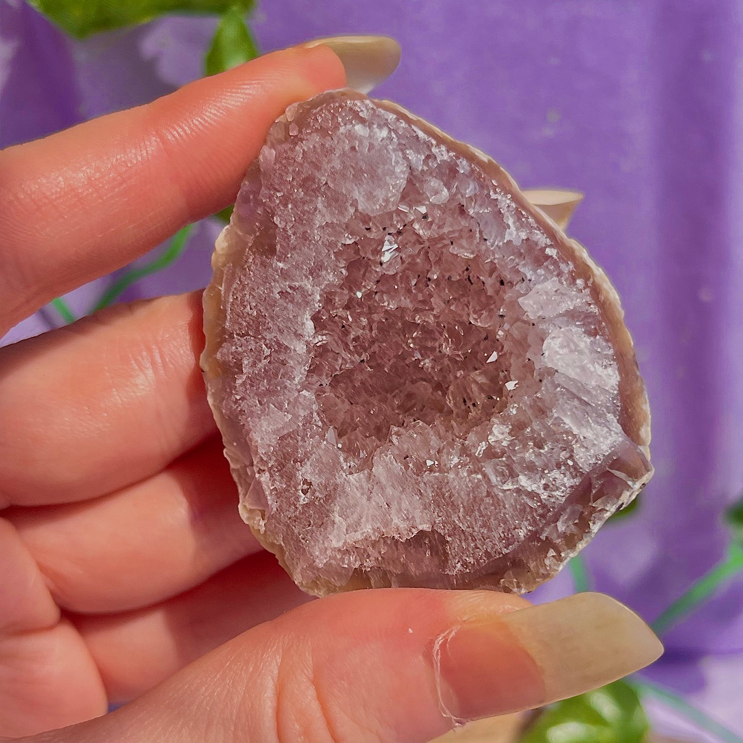 druzy agate geodes B1-5
