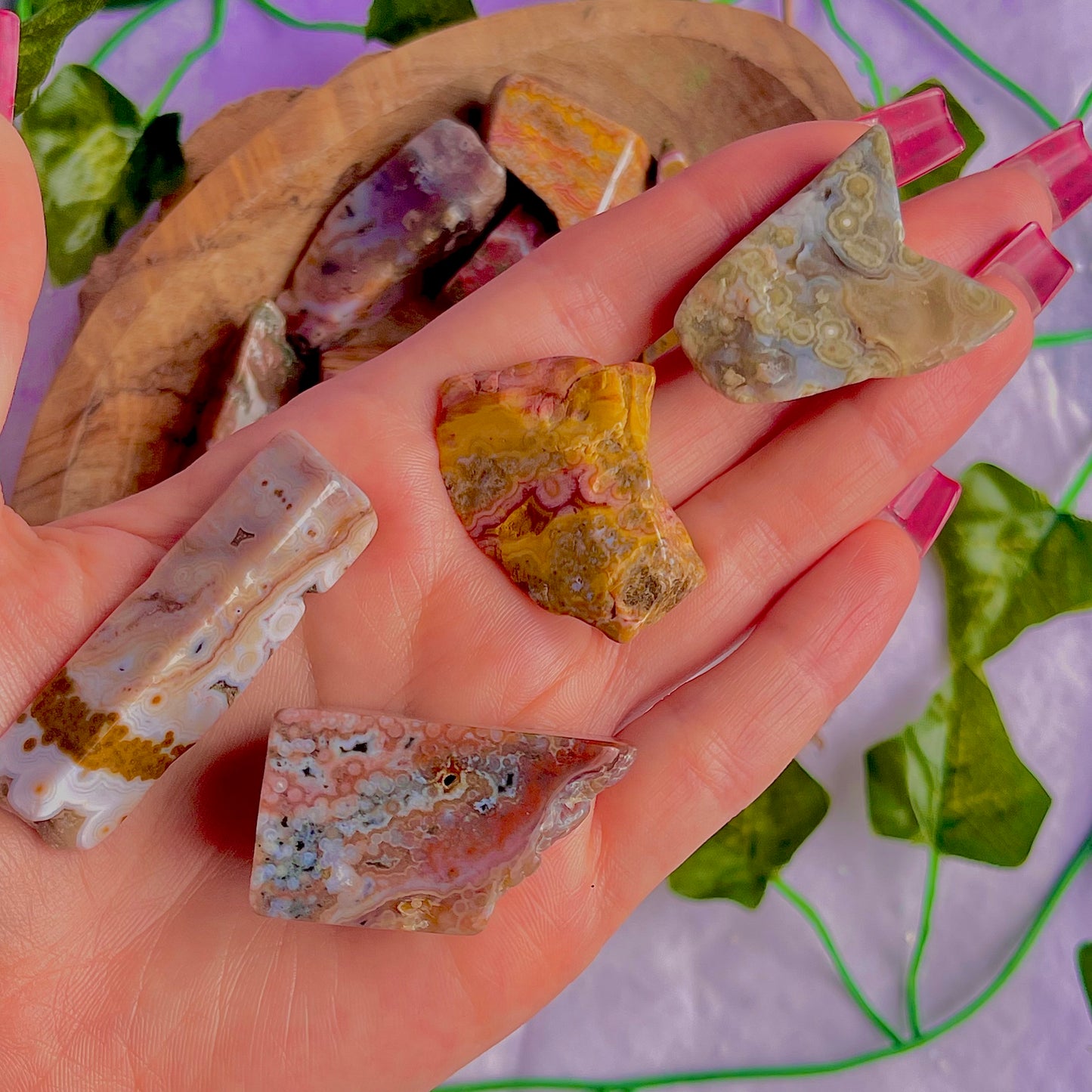 8th vein jasper freeform pieces ~ medium