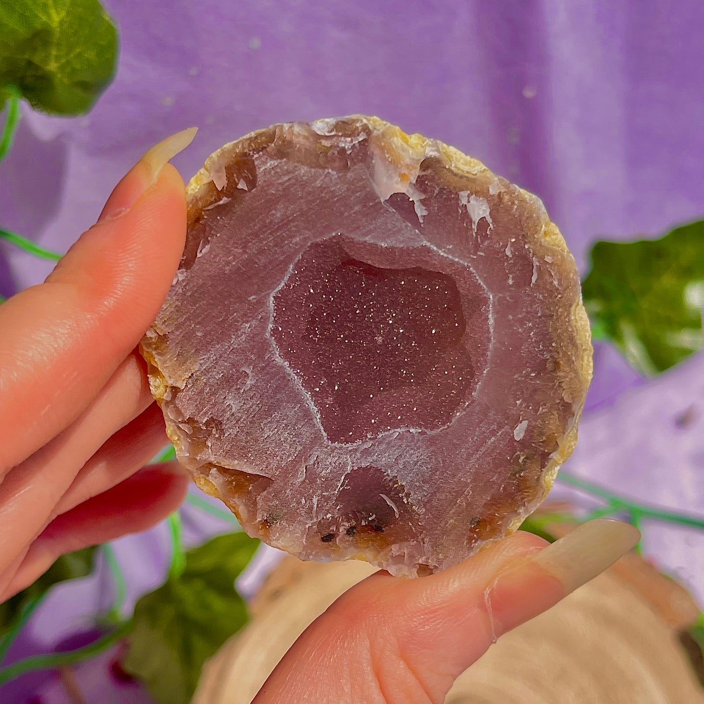 druzy agate geodes A1-5