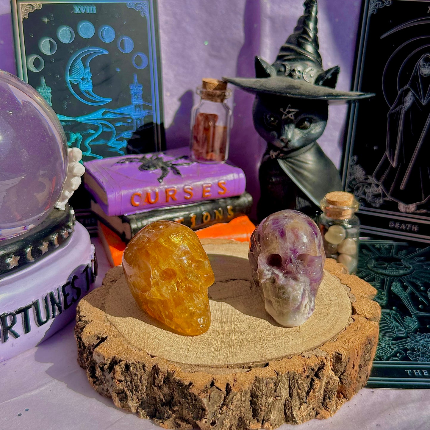skull carving incense holders ~ choose your own