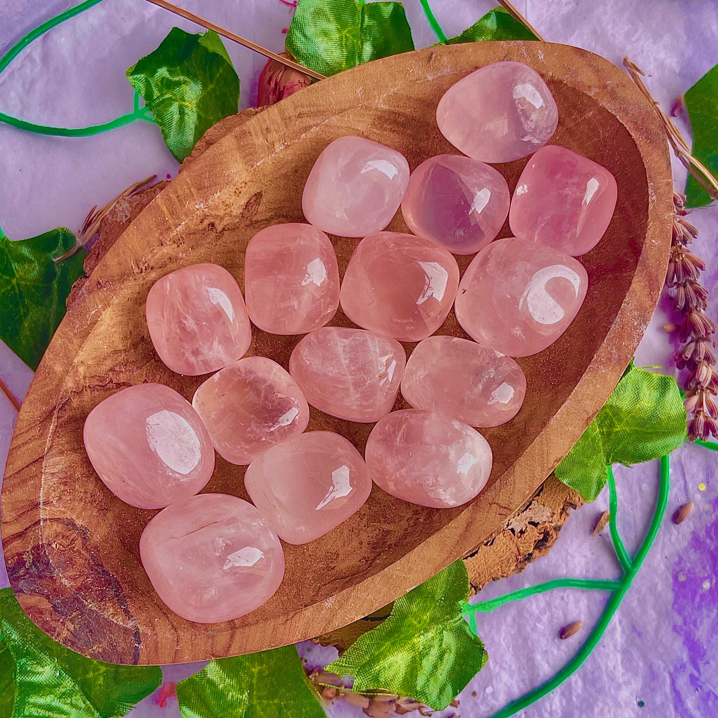 rose quartz tumble