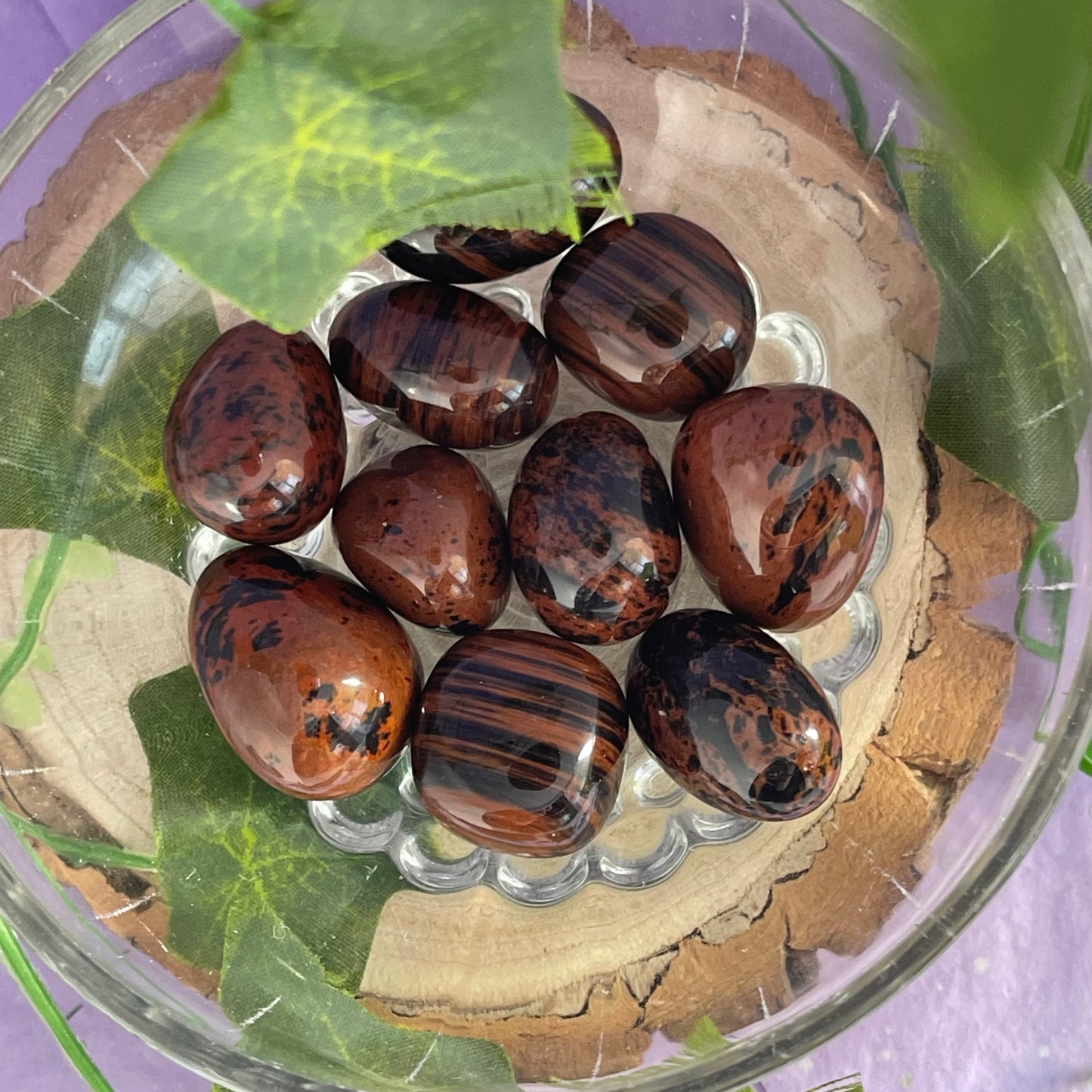mahogany obsidian tumbles