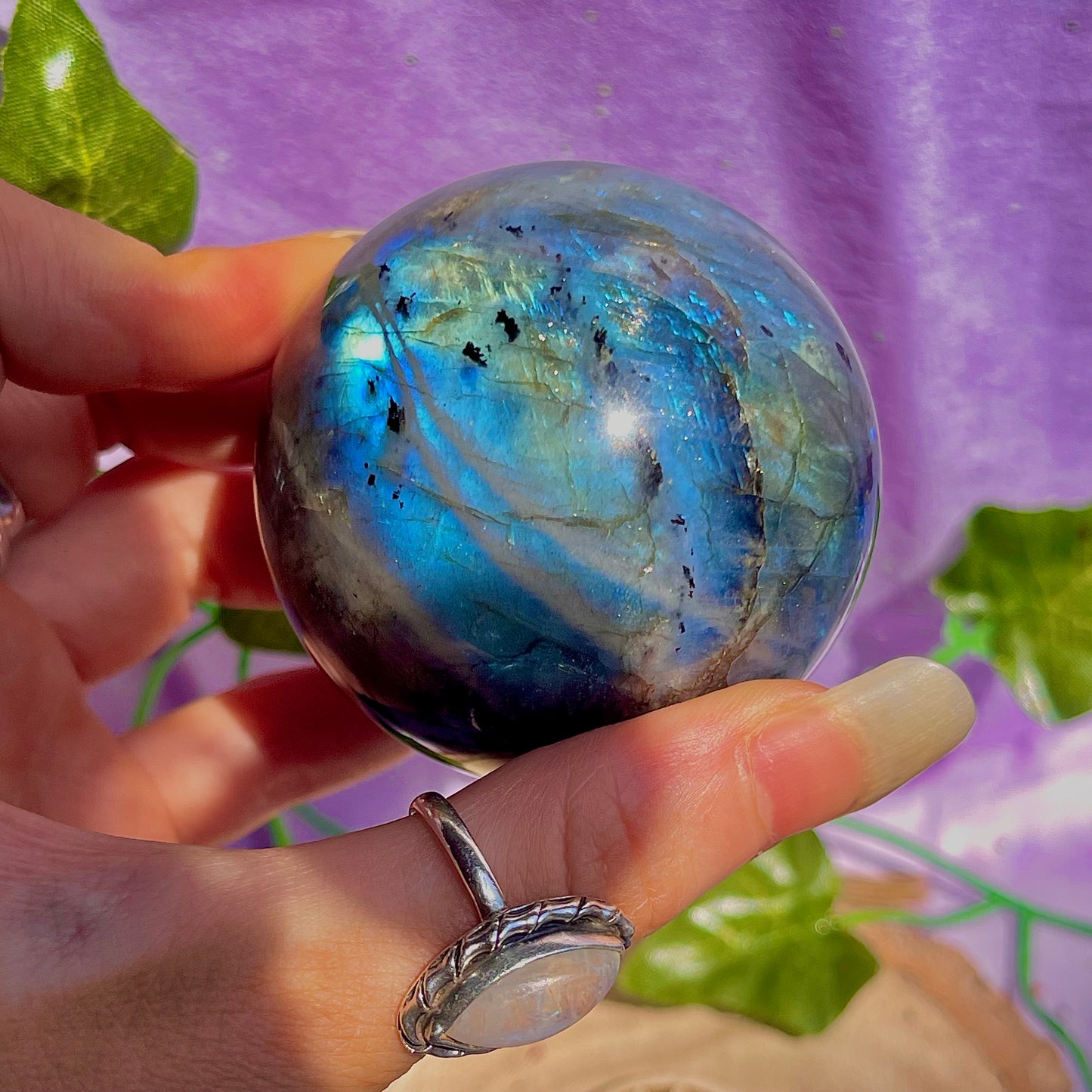 labradorite sphere