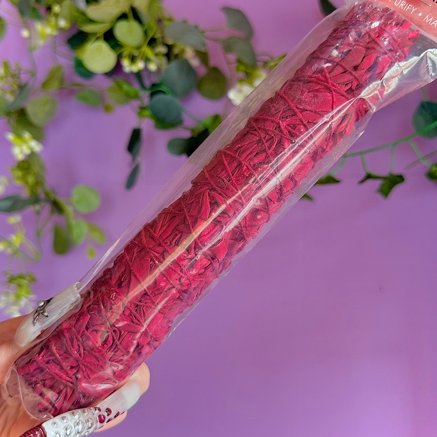 22.5cm large dragons blood cleansing stick wand