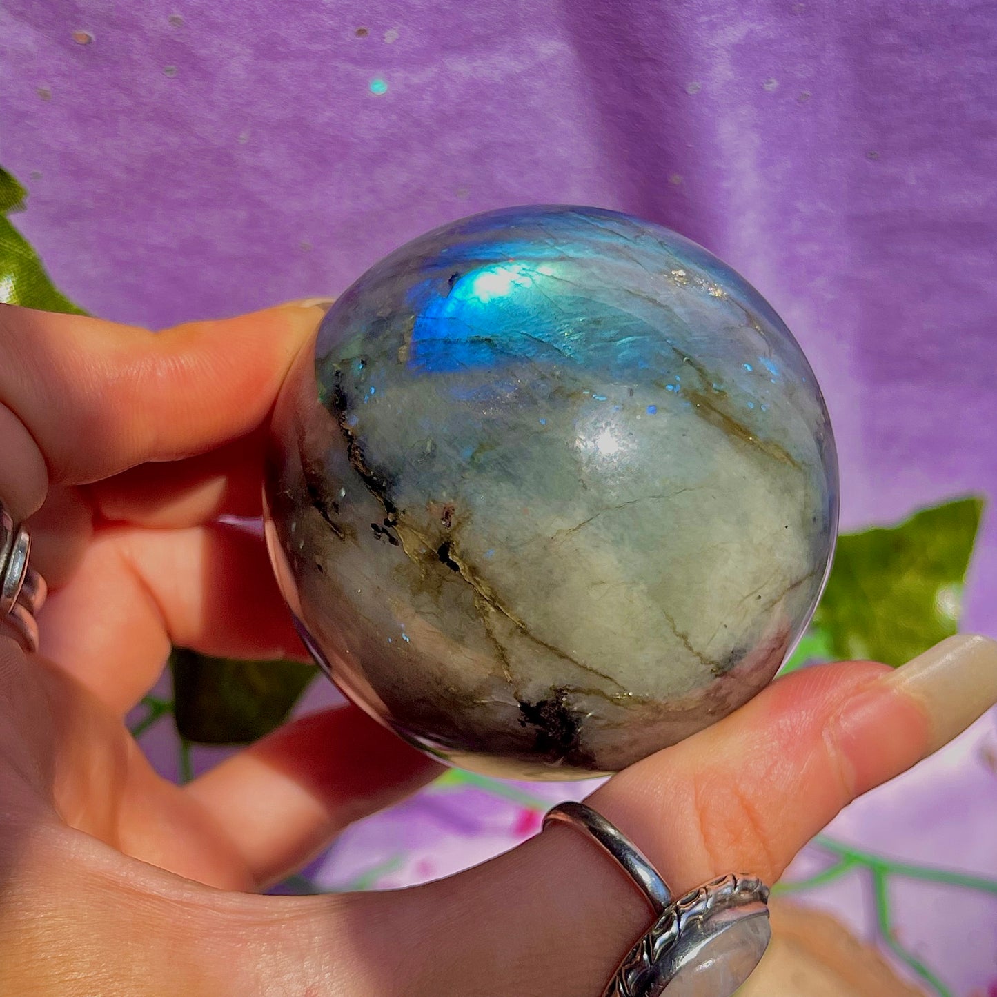 labradorite sphere