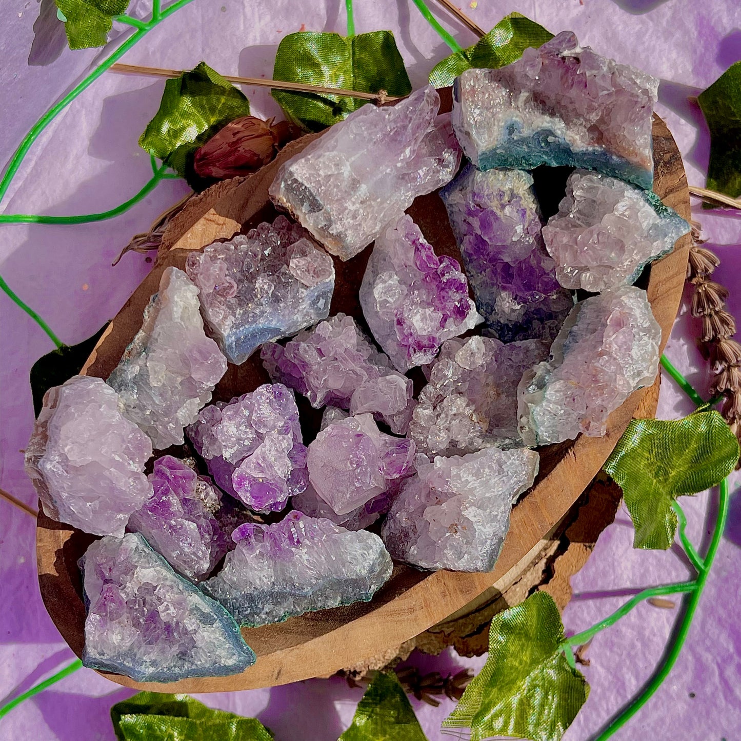 raw/rough amethyst clusters mini (xxs, xs, s)