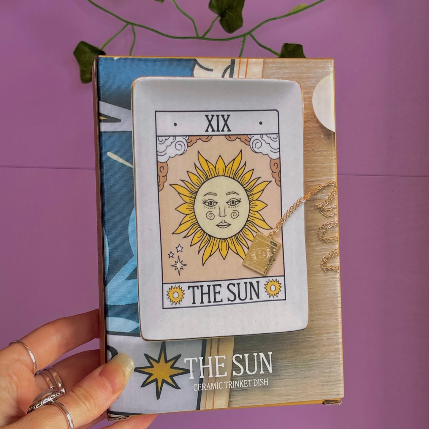 the sun tarot trinket dish