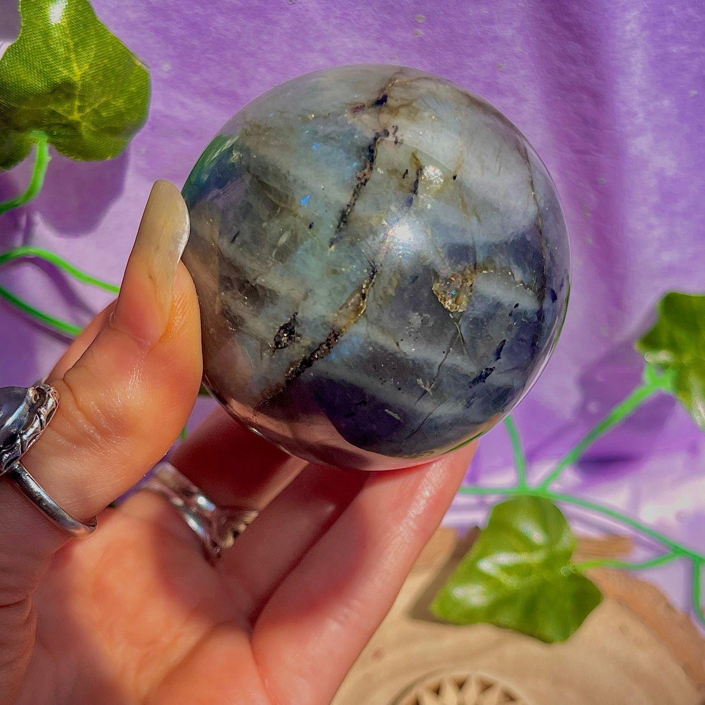 labradorite sphere