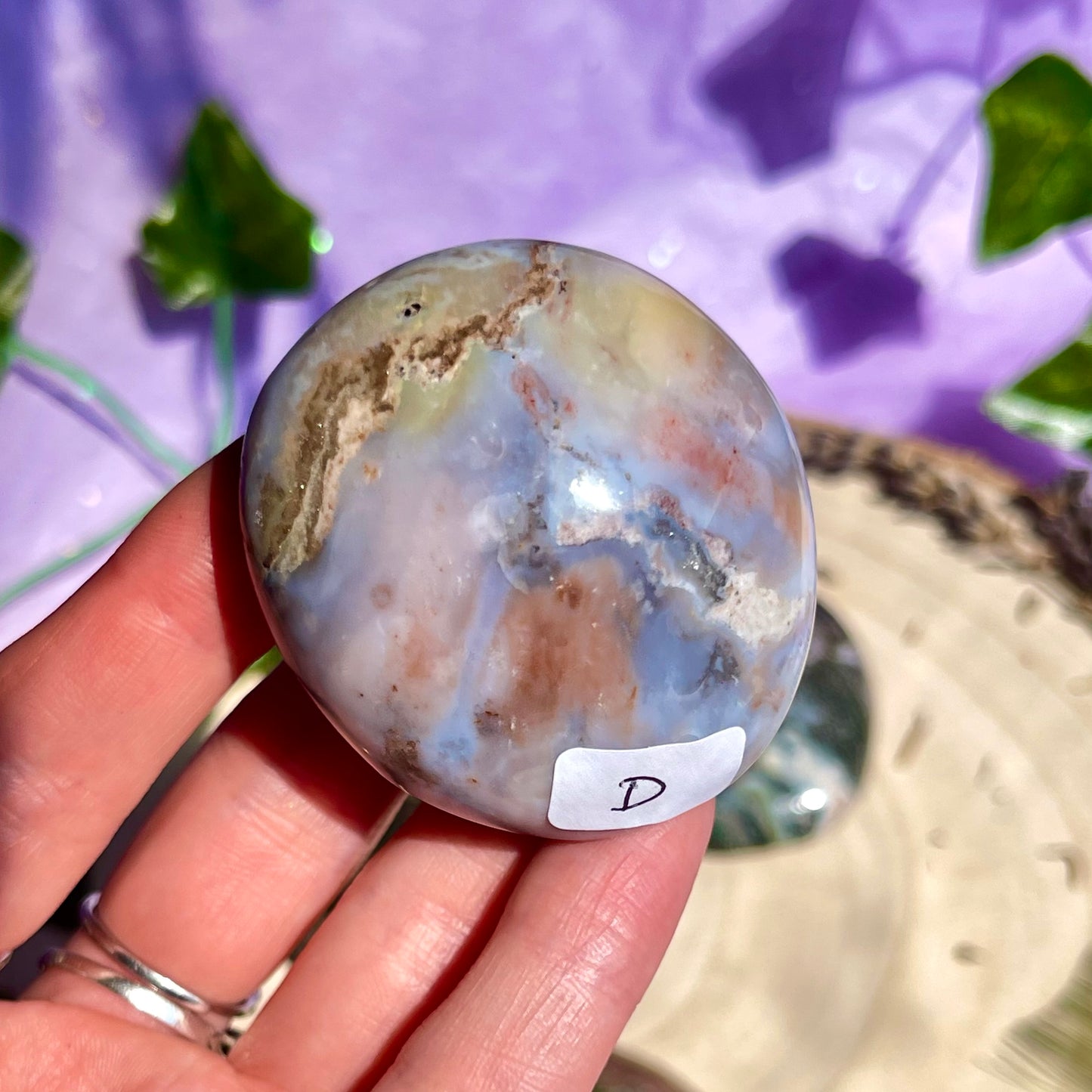 sea jasper palm stone - choose your own