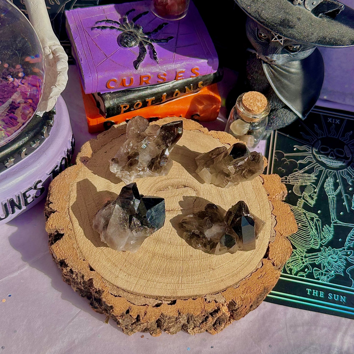 smoky quartz clusters ~ choose your own