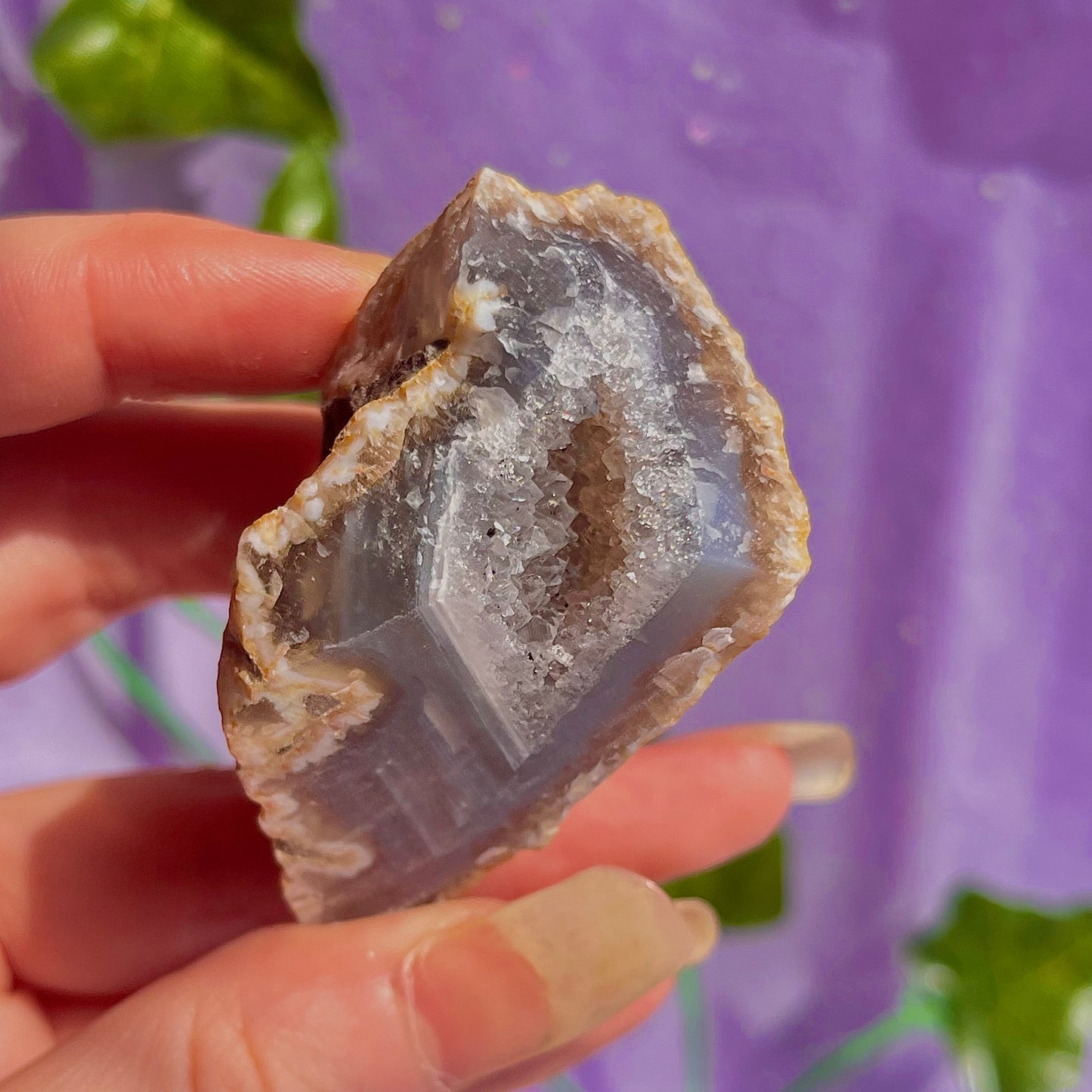 druzy agate geodes B1-5