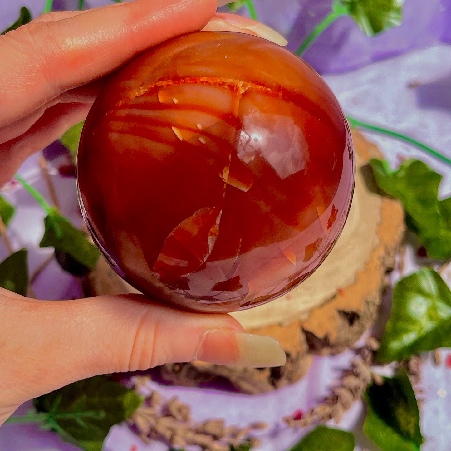 carnelian sphere B