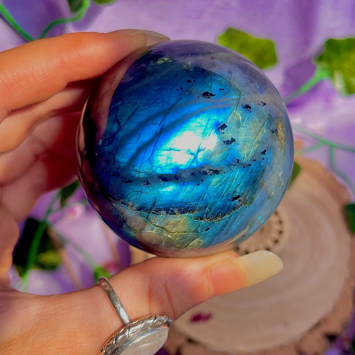 labradorite sphere