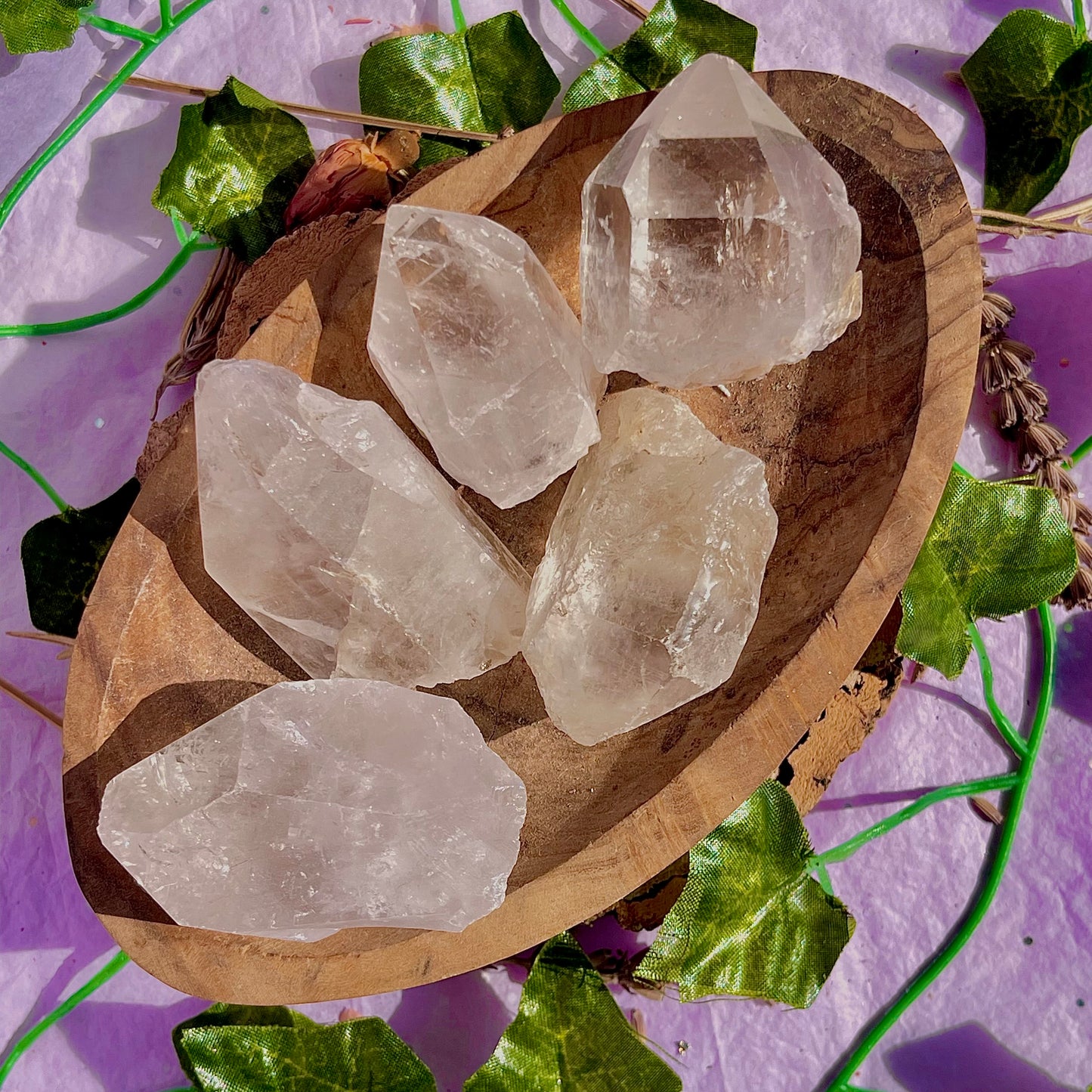 raw/rough clear quartz