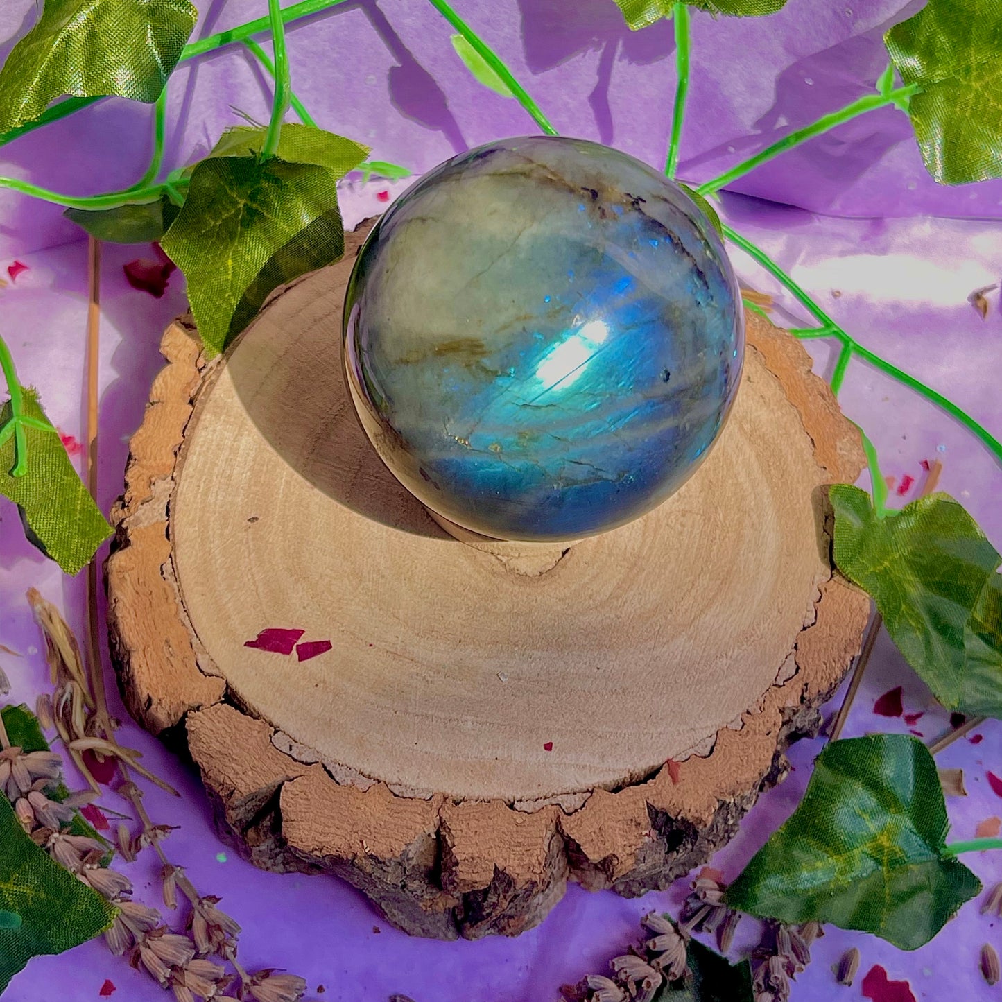 labradorite sphere