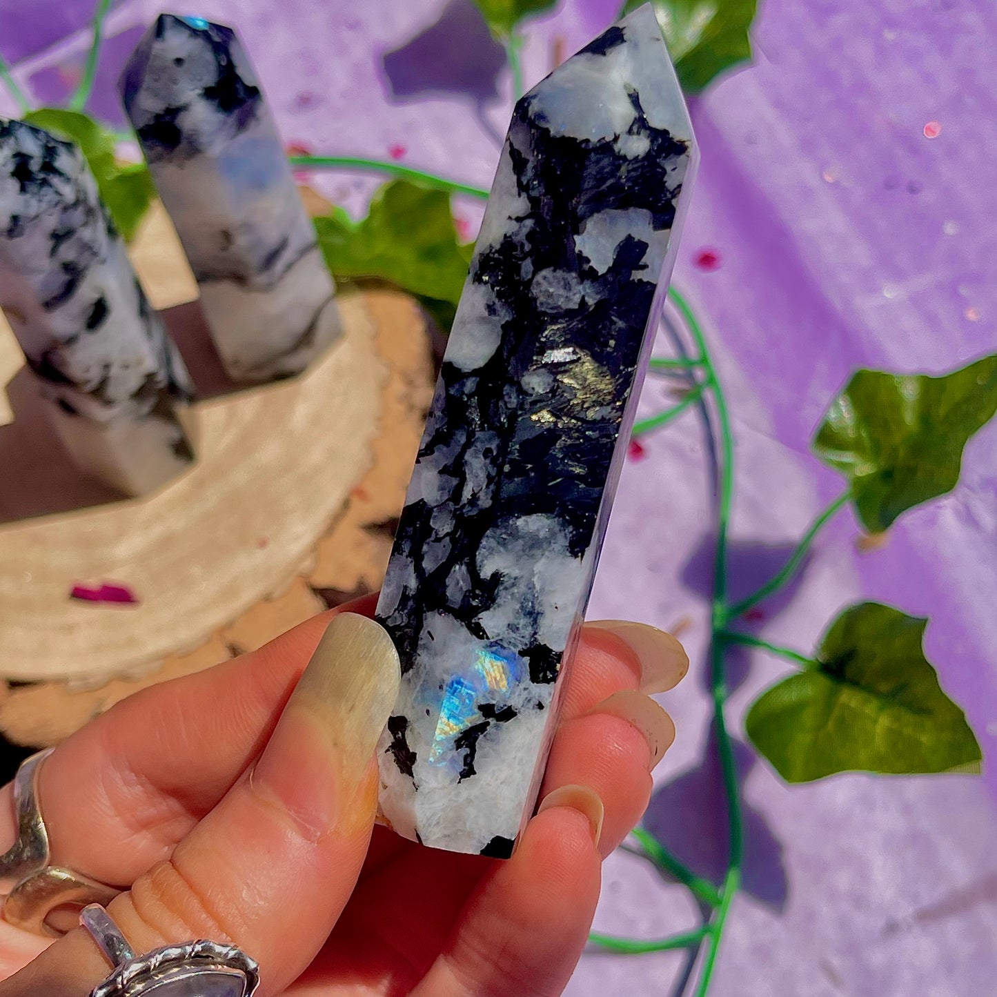 rainbow moonstone towers ~ intuitively chosen