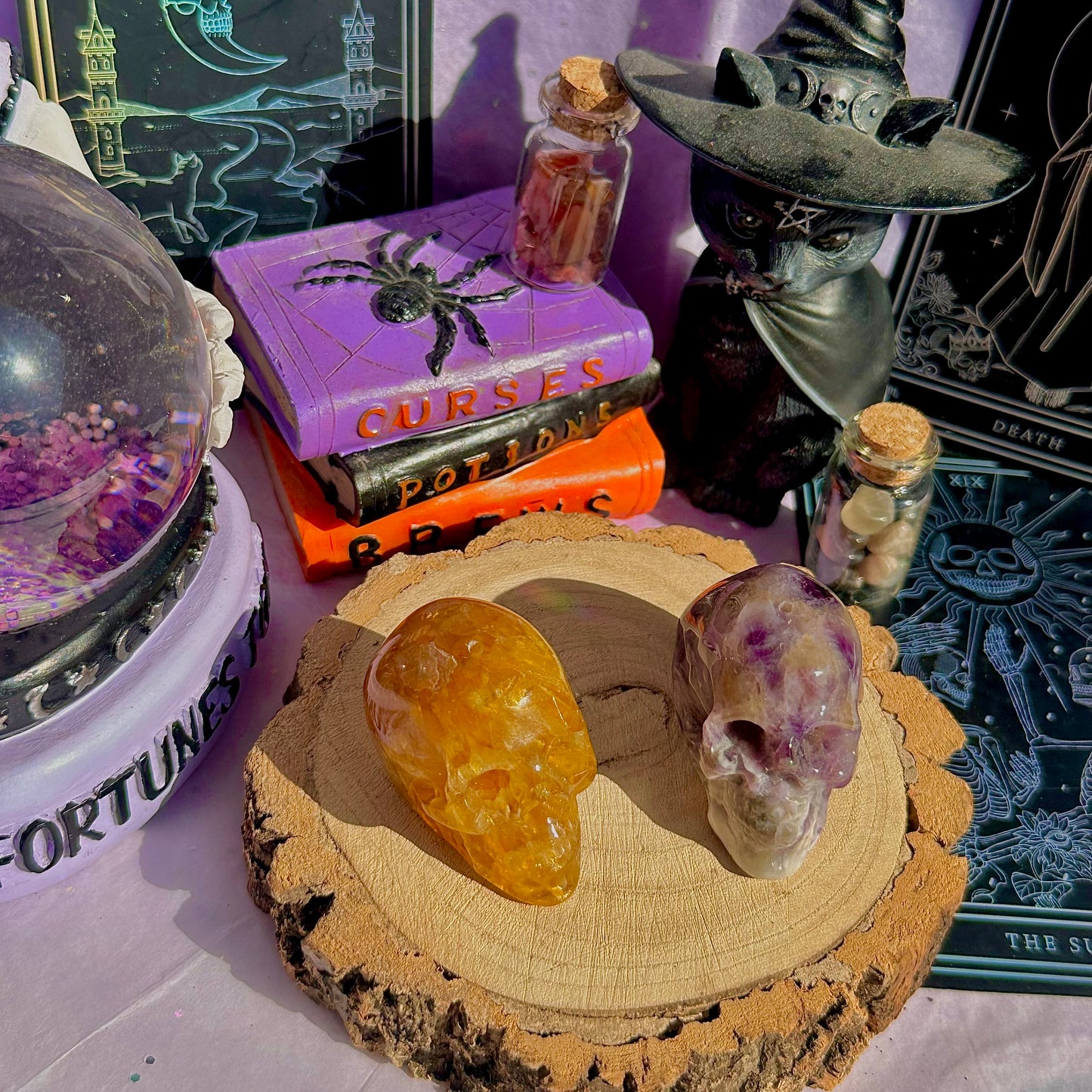 skull carving incense holders ~ choose your own