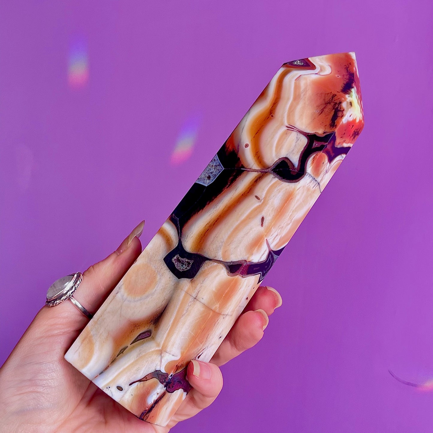 sardonyx agate tower